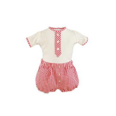 SS24 Red gingham set