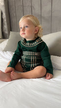 Load image into Gallery viewer, AW23 BOTTLE GREEN Knit Romper