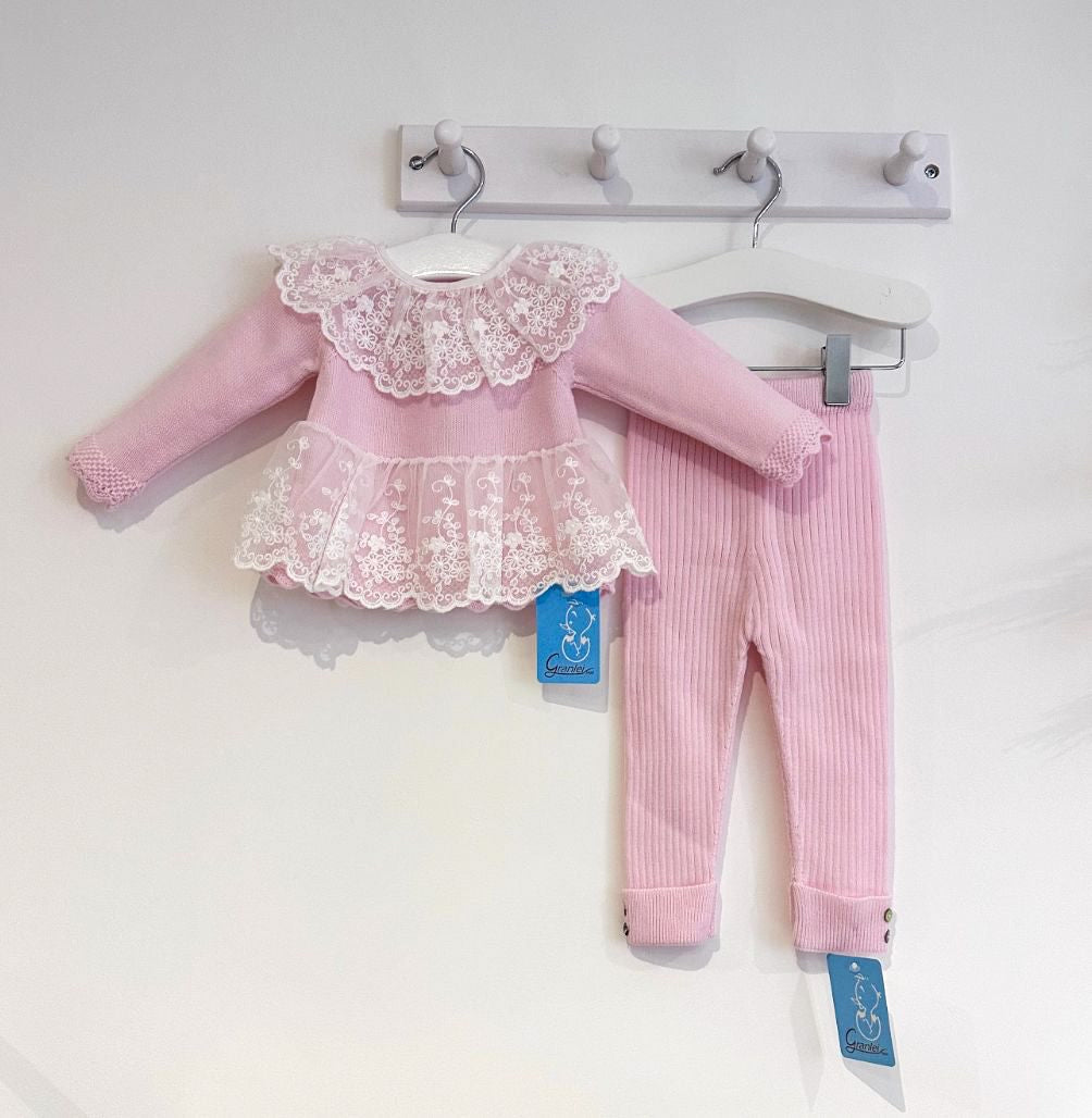 AW23 Pink Lace legging set