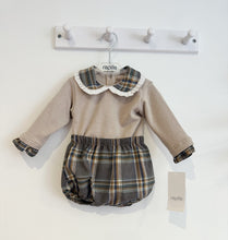 Load image into Gallery viewer, AW23 Brown frill collar bloomer set