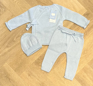 SS24 Blue knitted set