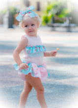 Load image into Gallery viewer, SS24 Top, Bloomers &amp; Hair Bow ( Made to Order )