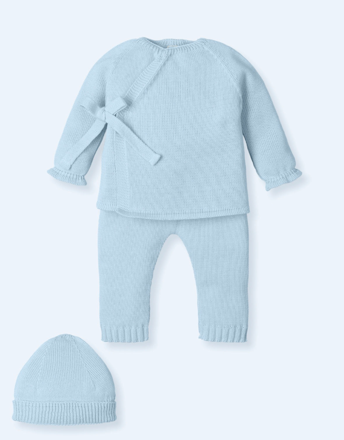 SS24 Blue knitted set