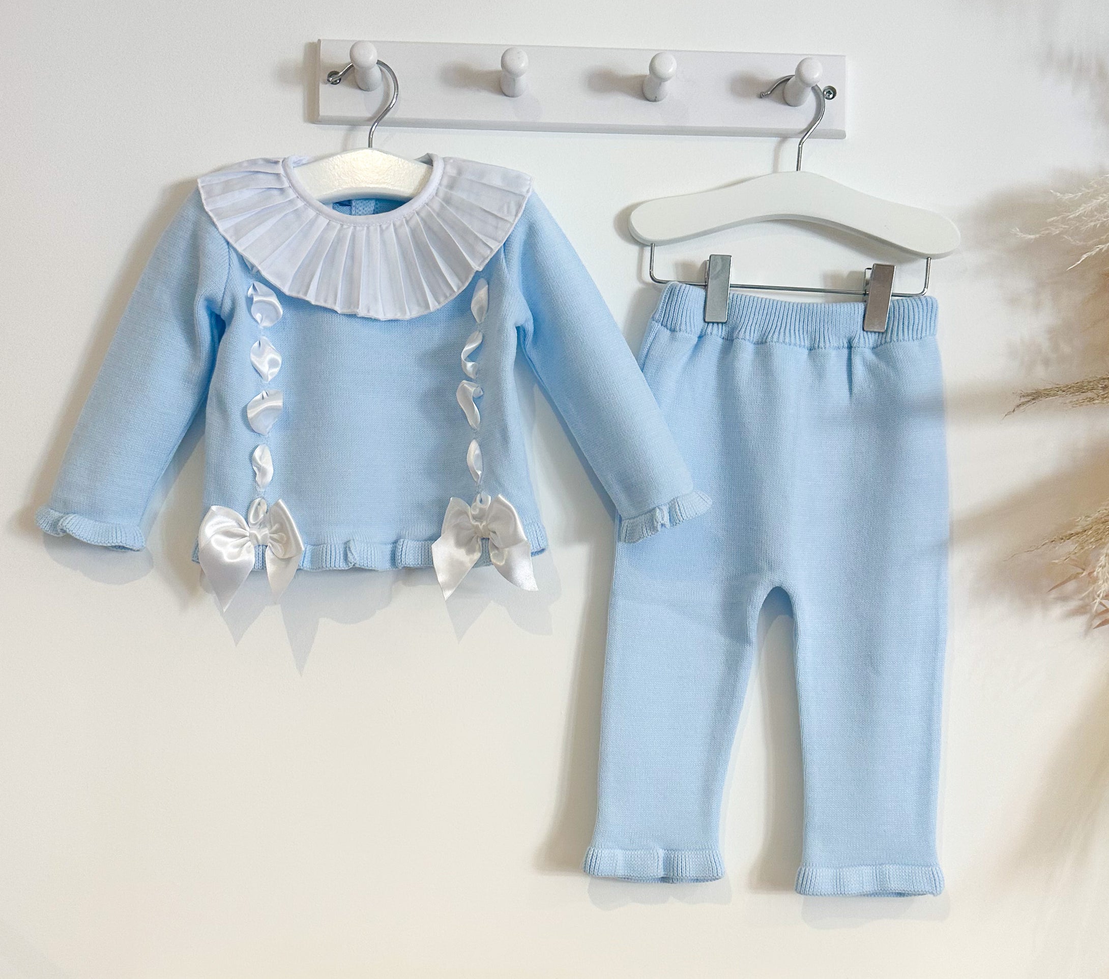 AW23 Baby Blue knitted set