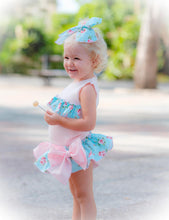Load image into Gallery viewer, SS24 Top, Bloomers &amp; Hair Bow ( Made to Order )
