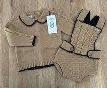 Load image into Gallery viewer, AW23 Camel &amp; Navy Jumper set