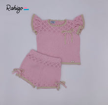 Load image into Gallery viewer, SS24 BABY PINK &amp; CAMEL Shorts set