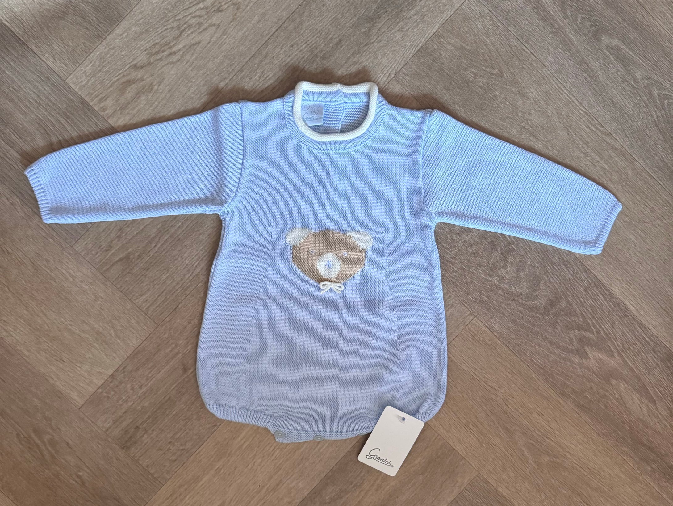 AW24 Blue Bear Romper