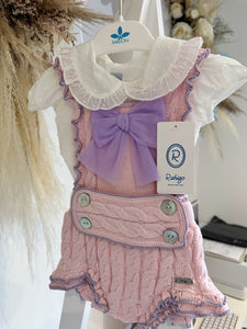 SS24 BABY PINK & LILAC Romper & Blouse