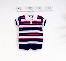 Load image into Gallery viewer, SS24 Navy stripe set