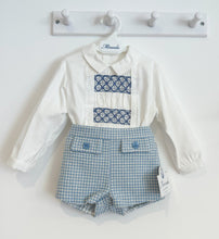 Load image into Gallery viewer, AW23 Blue smocked set