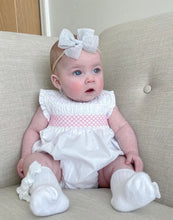 Load image into Gallery viewer, SS24 PINK Smocked Romper