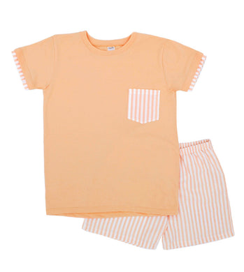 SS24 Orange shorts set