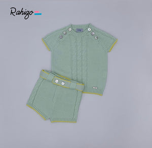 SS24 MINT & SKY BLUE Shorts Set