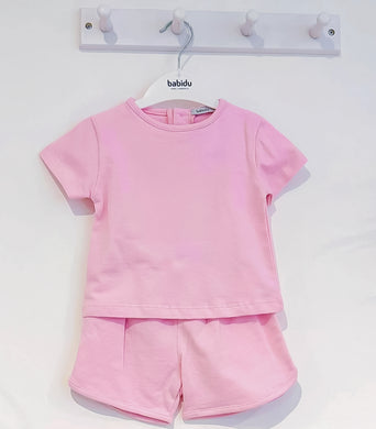 SS24 Pink Towelling set