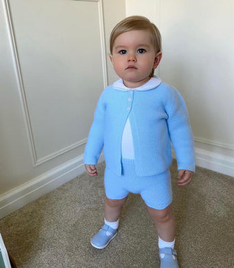 AW24 Baby Blue knitted 3 peice set