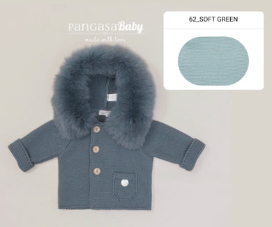 Pre-Order SOFT GREEN Fur Jacket