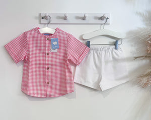 SS23 Pink Checked Set