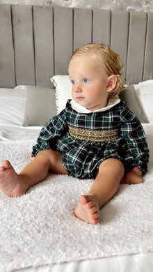 AW23 Smocked Green Romper