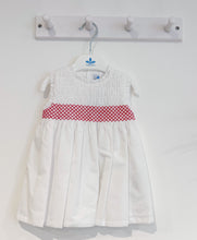 Load image into Gallery viewer, SS24 Red Smocked Dress