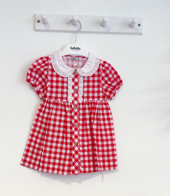 SS23 Red Gingham Dress