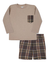 Load image into Gallery viewer, AW23 Brown shorts set