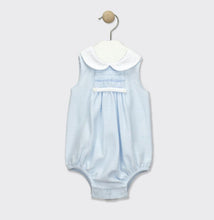 Load image into Gallery viewer, SS23 Waffle Blue Romper