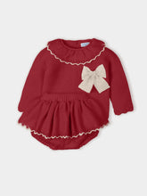 Load image into Gallery viewer, AW23 Burgundy knitted set