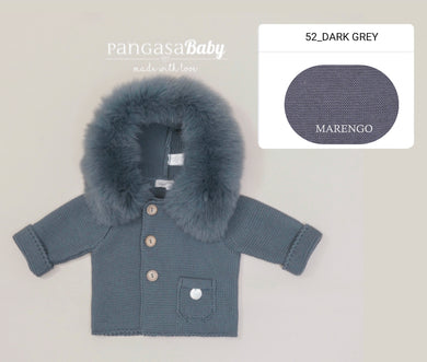 Pre-Order DARK GREY Fur Jacket