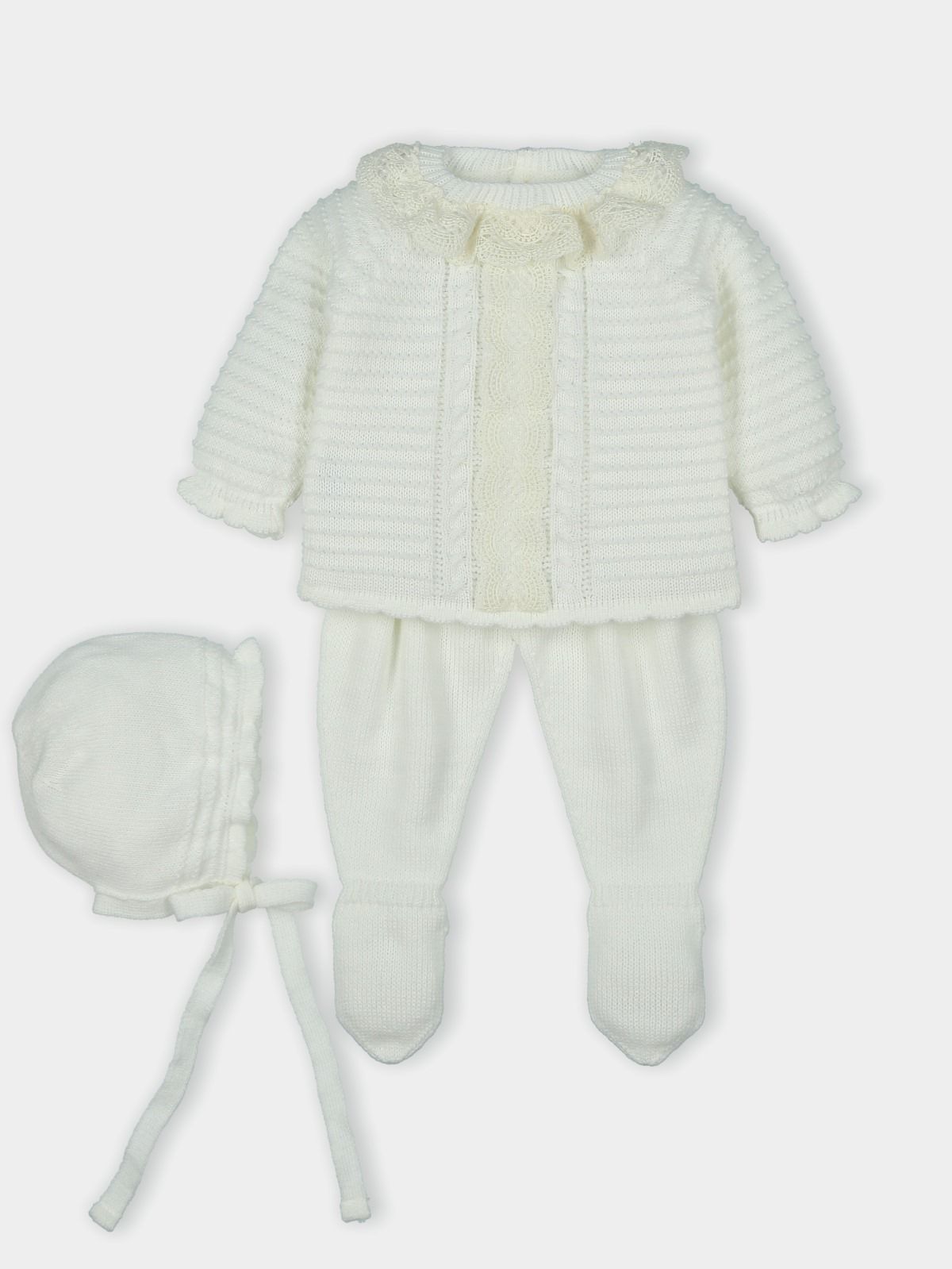 AW23 Ivory knitted set