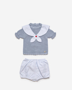 SS23 Knitted Sailor set