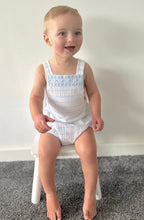 Load image into Gallery viewer, SS23 Blue &amp; White Romper