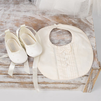 Sarah Louise Ivory Pearl soft sole shoes