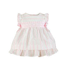Load image into Gallery viewer, SS23 Baby Pink &amp; White Dress
