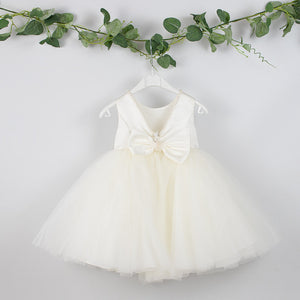 Sarah Louise Occasional Dress With Bow on Back