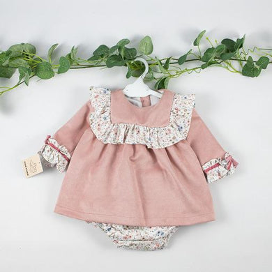 Pink floral Vintage style Dress