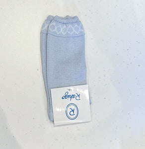 SS23 Baby Blue & White Socks