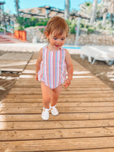 Load image into Gallery viewer, SS22 Stripe Romper