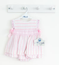 Load image into Gallery viewer, SS23 Baby Pink &amp; White Dress