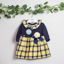 Load image into Gallery viewer, Navy &amp; Yellow Dress