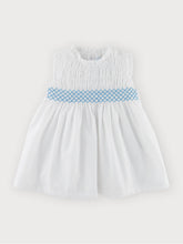 Load image into Gallery viewer, SS23 Blue Smocked Dress