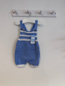 DRAFT SS23 Blue  Knitted Dungarees