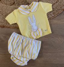 Load image into Gallery viewer, Bunny Lemon knitted set