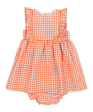 Load image into Gallery viewer, SS23 Orange Check Dress
