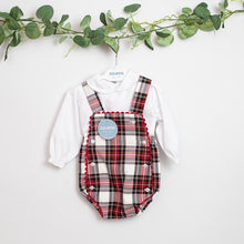 Load image into Gallery viewer, AW21 Tartan blouse &amp; Romper