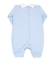 Load image into Gallery viewer, Blue Cotton Romper